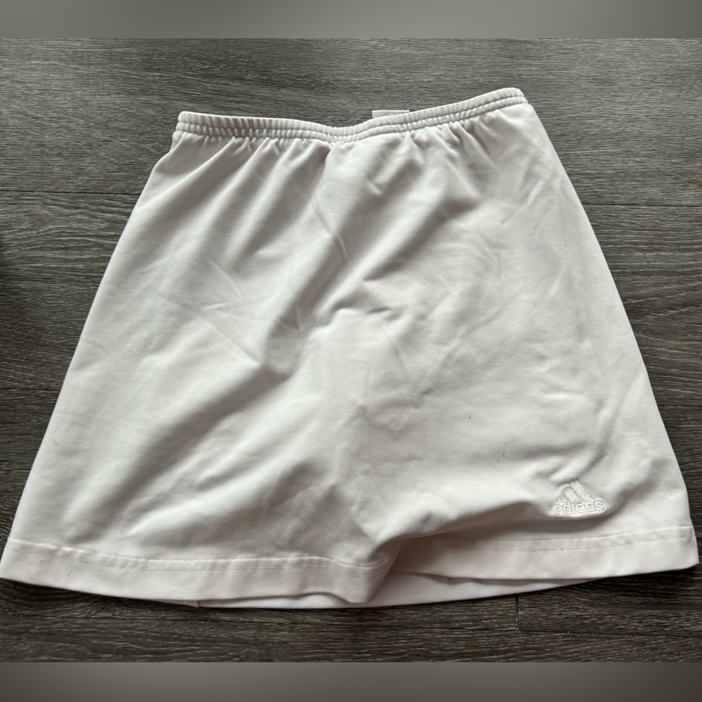 Adidas white tennis skirt